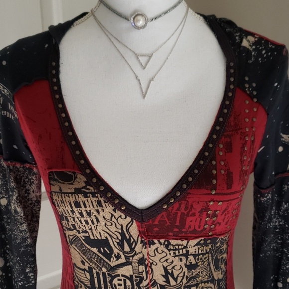 Libertalia tunic length top - Picture 3 of 4